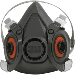 3M 6100 Half-Face Respirator, Small