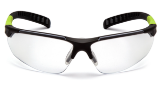 Adjustable Half Frame Safety Glasses - Clear
