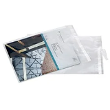 Postal Approved Poly Bags, 6 x 9", Self-Seal, 2 Mil