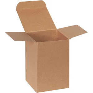 Reverse Tuck Cartons, Kraft, 4 x 4 x 6"