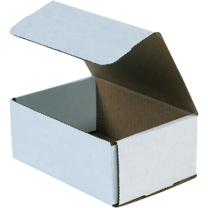 7 1/8 x 5 x 3" White Corrugated Mailer Boxes