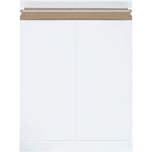Stayflats Mailers - 12 3/4 x 15", White, Self-Seal