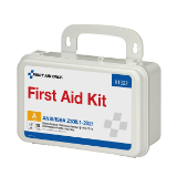 First Aid Kit, 10 Person, ANSI 2021 Class A, Plastic Case