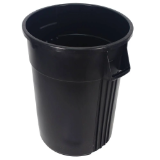 Waste Can - 44 Gallon, Black