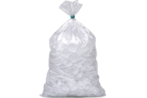 Ice Bags, 8 x 22 x 4", 10 lb., 1.5 Mil