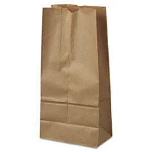 Paper Grocery Bags - 7 3/4 x 4 3/4 x 16", #16, 40 lb., Kraft