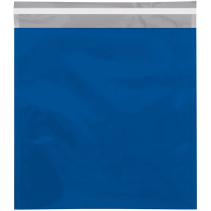 Metallic Glamour Mailer Envelopes, 10 x 13", Blue