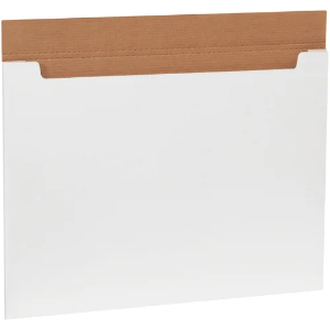 30 x 22 1/2 x 1/4" Jumbo Fold Over Mailers, White