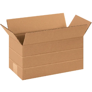 12 x 6 x 6" Kraft Multi-Depth Shipping Boxes