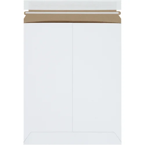 Stayflats Mailers - 9 3/4 x 12 1/4", White, Self-Seal