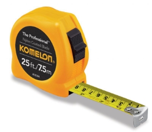 Professional Series Metric Tape Measure - 1 in x 25 ft