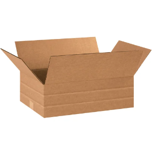 18 x 12 x 6" Kraft Multi-Depth Shipping Boxes