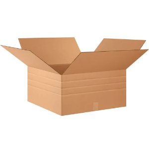 24 x 24 x 12" Kraft Multi-Depth Shipping Boxes