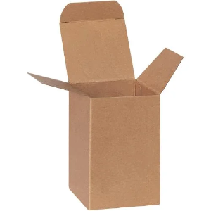 Reverse Tuck Cartons, Kraft, 2 1/2 x 2 1/2 x 4"