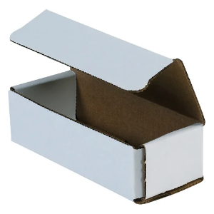 6 x 2 1/2 x 1 3/4" White Corrugated Mailer Boxes