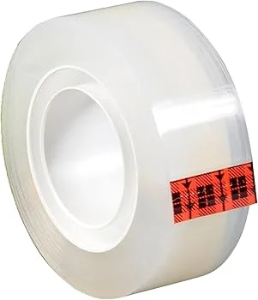 3M 600 Scotch Transparent Tape, 1/2" x 36 yds.