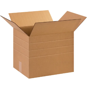 15 x 12 x 12" Kraft Multi-Depth Shipping Boxes