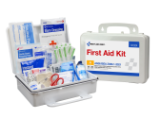 First Aid Kit, 25 Person, ANSI 2021 Class A, Plastic Case