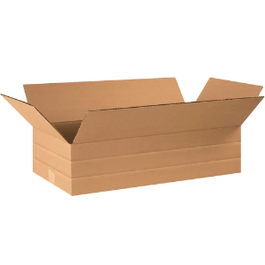 24 x 12 x 6" Kraft Multi-Depth Shipping Boxes