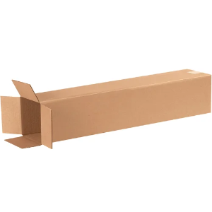 6 x 6 x 29" Tall Kraft Corrugated Shipping Boxes