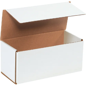 11 x 5 x 5" White Corrugated Mailer Boxes