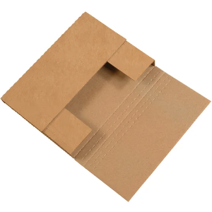 12 x 9 x 3" Kraft Easy Fold Mailer Boxes