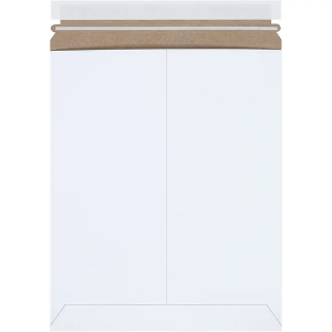 Stayflats Mailers - 11 x 13 1/2", White, Self-Seal
