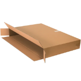 36 x 5 x 24" Side Loading FOL Corrugated Boxes, Kraft