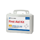 First Aid Kit, 25 Person, ANSI 2021 Class A, Plastic Case