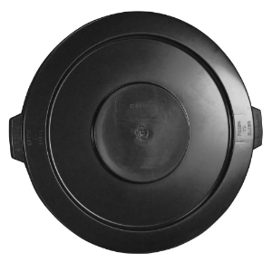 Waste Can Lid - 44 Gallon, Black