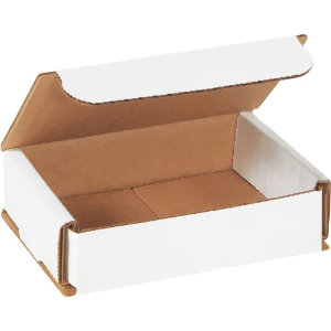 4 x 3 x 1" White Corrugated Mailer Boxes