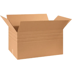 30 x 17 x 16" Kraft Multi-Depth Shipping Boxes