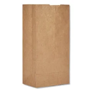 Paper Grocery Bags - 5 x 3 1/3 x 9 3/4", #4, 30 lb., Kraft