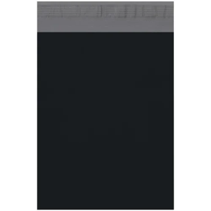 Colored Poly Mailers, 10 x 13", Black