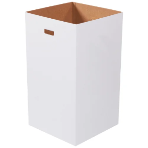 Corrugated Trash Can, 50 Gallon, Plain