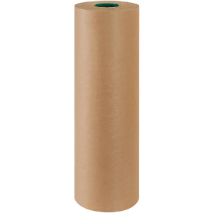 Poly Coated Kraft Paper Roll, 24" x 600', 50 lb.