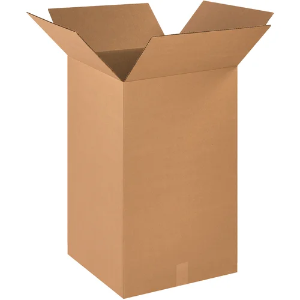 18 x 18 x 30" Tall Kraft Corrugated Shipping Boxes