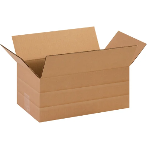 14 1/2 x 8 3/4 x 6" Kraft Multi-Depth Shipping Boxes