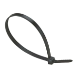 Jumbo Black UV Stabilized Nylon Cable Ties - 36", 175 lb.