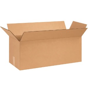 26 x 10 x 10" Long Kraft Corrugated Shipping Boxes