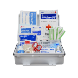 First Aid Kit, 25 Person, ANSI 2021 Class A, Plastic Case