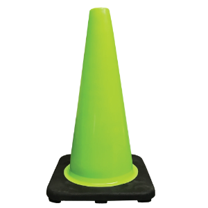 Traffic Cone, 18", Lime