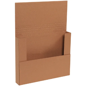 14 1/4 x 11 1/4 x 2" Kraft Easy Fold Mailer Boxes