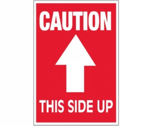 Arrow Shipping Labels - Caution This Side Up, 3 x 5"