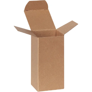 Reverse Tuck Cartons, Kraft, 1 1/2 x 1 1/2 x 4"