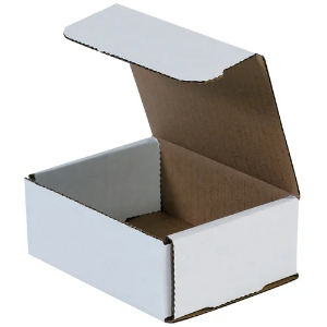 5 x 4 x 2" White Corrugated Mailer Boxes