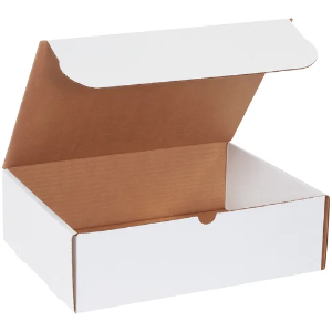 13 x 13 x 2" White Corrugated Literature Mailer Boxes