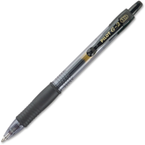 Pilot G-2 Gel Pen, Bold Tip, Black, 12 / Carton