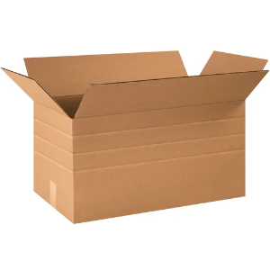 24 x 12 x 12" Kraft Multi-Depth Shipping Boxes