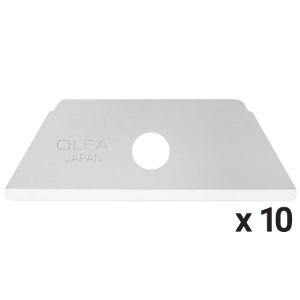 OLFA Round Tip Dual-Edge Safety Blades, 10 pk.